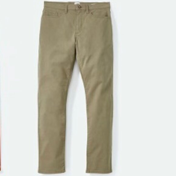 Flint and Tinder - 365 Chino Pant - HB Slim - Olive - 34" x 32" - Picture 1 of 2